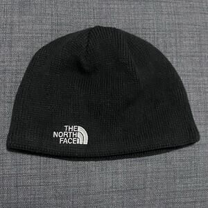 The North Face Beanie Knit Skull Hat Cap One Size Skully Black